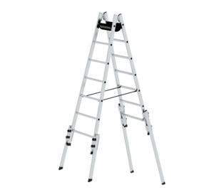 Aluminium Stehleiter, 2x7 Sprossen | © MUNK GmbH