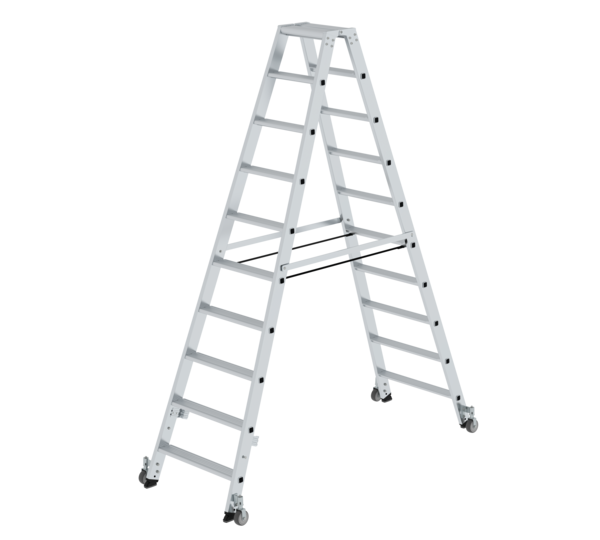 Double-sided ladd., 2-sided acc w.castors 2x10 st. | © MUNK GmbH