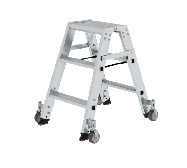 Double-sided ladder, 2-sided acc w.castors 2x3 st. | © MUNK GmbH