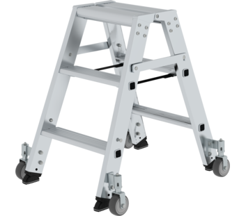 Double-sided ladder, 2-sided acc w.castors 2x3 st. | © MUNK GmbH