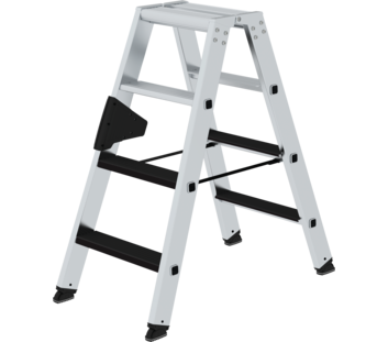 Double-sided ladder, 2-sid. acc.w.clip-step,2x4 st | © MUNK GmbH