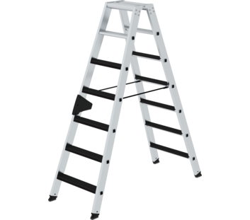 Double-sided ladder, 2-sid. acc.w.clip-step,2x7 st | © MUNK GmbH