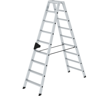 Stufen-Stehleiter beidseitig begehbar , 2x9 Stufen | © MUNK GmbH
