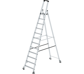 2-sided ladder, 1-sided access w. castors, 12 st. | © MUNK GmbH
