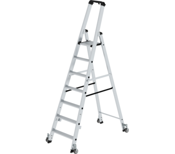 2-sided ladder, 1-sided access w. castors, 7 st. | © MUNK GmbH