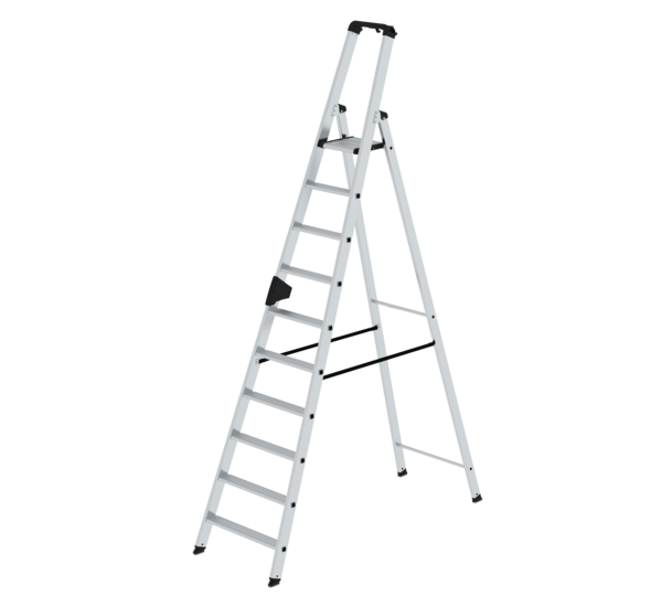 Stufen-Stehleiter einseitig begehbar, 10 Stufen | © MUNK GmbH