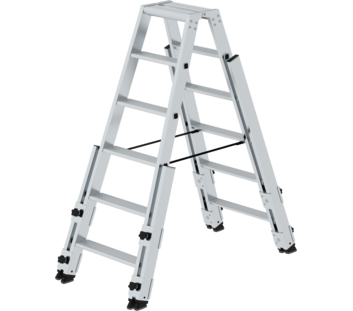 Stufen-Stehleiter treppengängig 2x6 Stufen | © MUNK GmbH