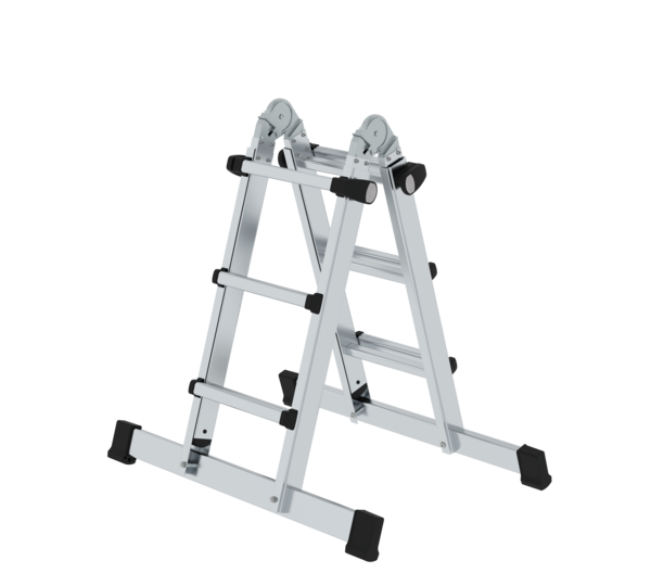 Échelle tél. 4 parties avec traverse, 4 x 3 barr. | © MUNK GmbH