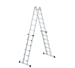 Telescopic ladder 4-sec. with stabiliser, 4x6 rgs | © MUNK GmbH