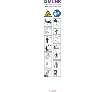 Stickers with user instructions | © MUNK GmbH