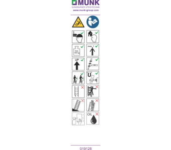 Stickers with user instructions | © MUNK GmbH