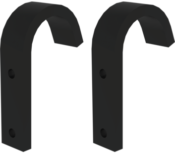 Crochet pour échelles spéciales rond jusqu’à 50mm | © MUNK GmbH