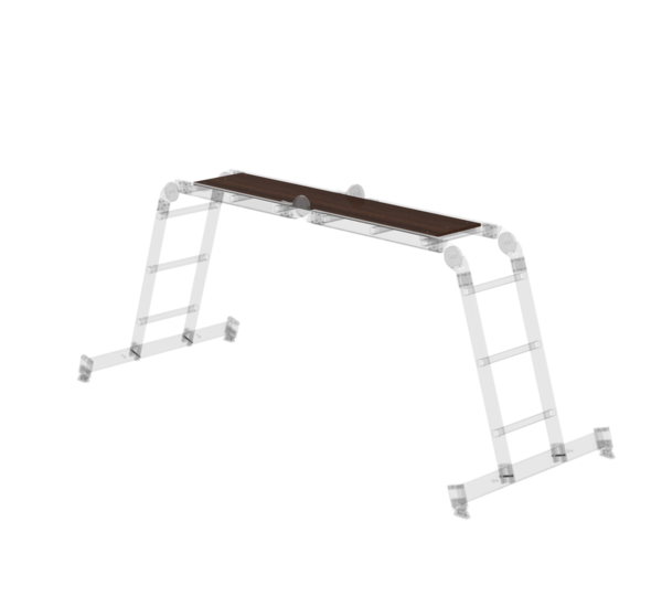 Holzbelag f. Vielzweckleitern 4-teilig, passend zu Best.-Nr. 031310 & 031312 | © MUNK GmbH
