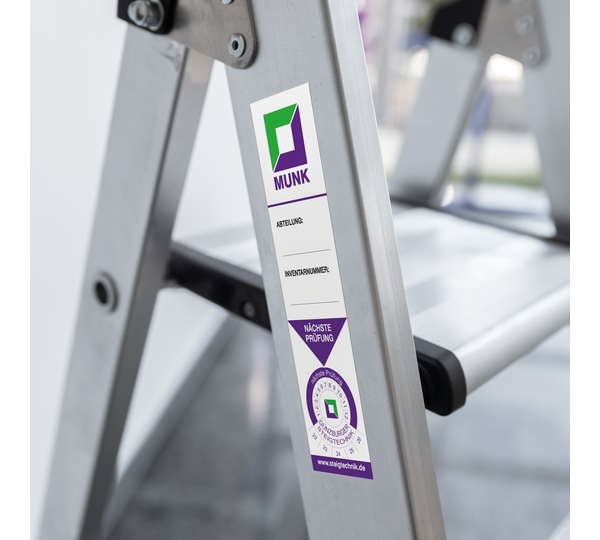 Inventory sticker | © MUNK GmbH