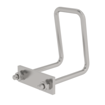 Support de serrage, acier inoxydable V4A (1.4571) | © MUNK GmbH