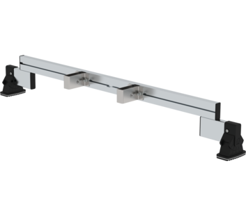 Traverse d'équipement ultérieur avec sabot d'échelle nivello® largeur 1,20 m | © MUNK GmbH