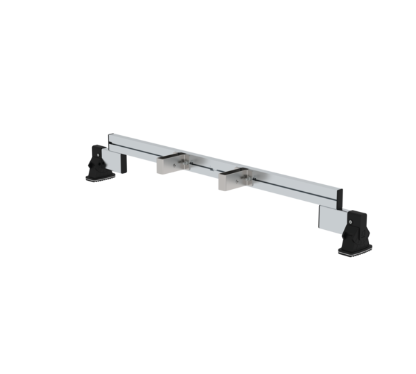 Nachrüst-Traverse mit nivello® Leiterschuh Breite 1,20 m | © MUNK GmbH