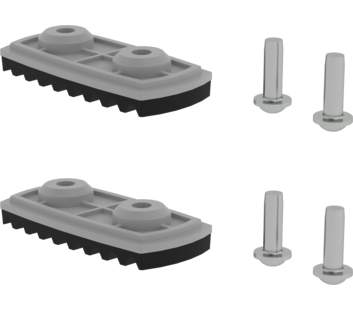 Plaq base nivello® std, pr haut. montant 58/73mm | © MUNK GmbH