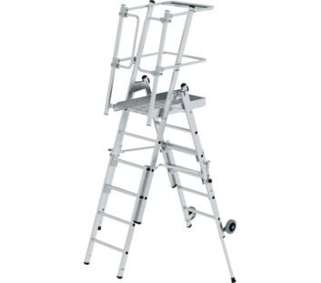 FlexxStep platform ladder 4 rgs w.attachm.2 rgs  | © MUNK GmbH