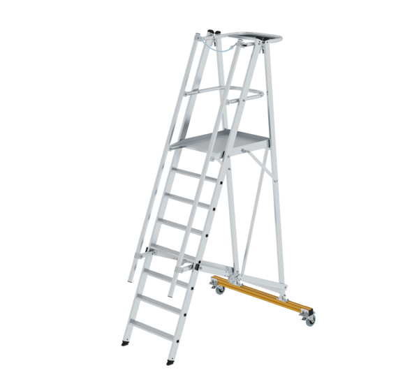 Platform ladder, folding and mobile, 8 steps | © MUNK GmbH