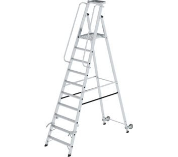 Platform ladder with castors and handle , 10 st | © MUNK GmbH