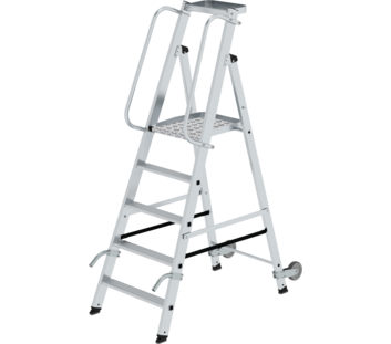 Platform ladder with castors and handle , 5 st | © MUNK GmbH