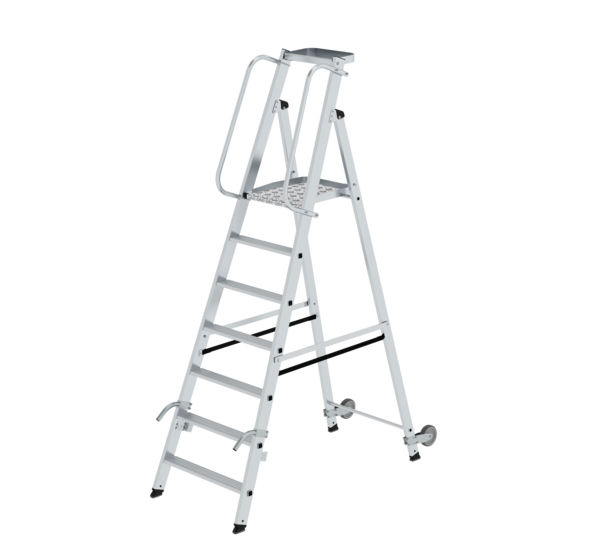 Platform ladder with castors and handle , 7 st | © MUNK GmbH