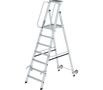 Platform ladder with castors and handle , 7 st | © MUNK GmbH