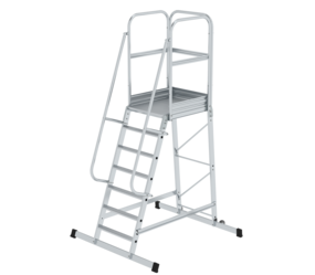 Platform ladder with castors, 7 steps | © MUNK GmbH