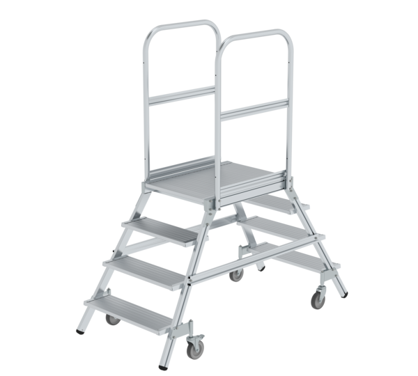 Esc. à p-f 2 côtés av roul ress. alu strié 4 mar. | © MUNK GmbH