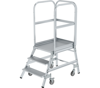 Esc. à p-f un côté av roul ress. alu strié 3 mar. | © MUNK GmbH