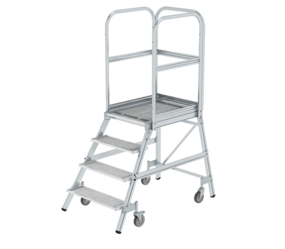 Plat.stairs,1-sid.acc. spr-load.cast.stl.grat,4 st | © MUNK GmbH