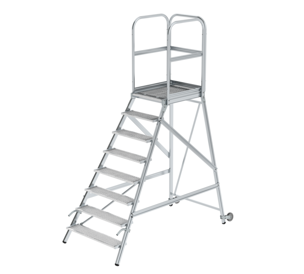 Plat.stairs, 1-sid.acc.w cast/handle st.grat. | © MUNK GmbH