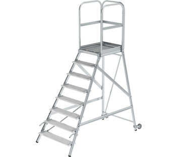 Plat.stairs, 1-sid.acc.w cast/handle st.grat. | © MUNK GmbH