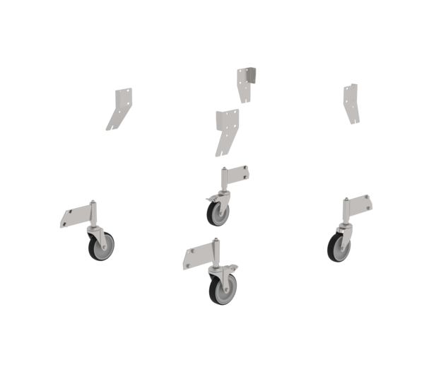 Kit d’équip. ultérieur roulettes orient. inox | © MUNK GmbH
