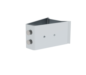 Aluminium-Wandhalter für Rundmasten,  | © MUNK GmbH