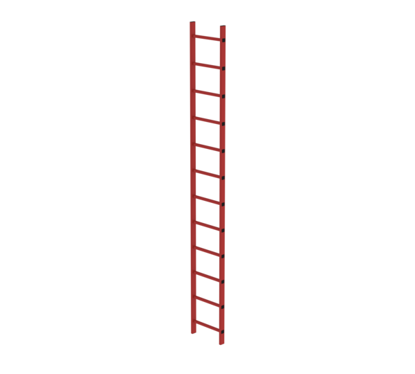 Shaft ladder RFG 400 mm clear width, 12 rungs | © MUNK GmbH