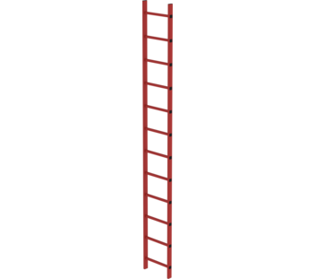 Shaft ladder RFG 400 mm clear width, 12 rungs | © MUNK GmbH