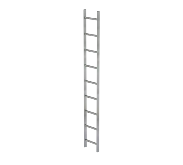 Shaft ladder, galv. st., 300 mm clear width 9 rgs | © MUNK GmbH