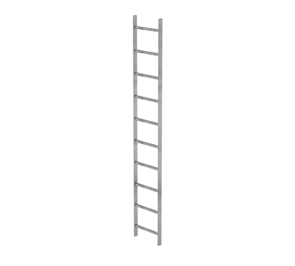 Shaft ladder, galv. st., 400 mm clear width 10 rgs | © MUNK GmbH