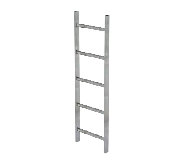 Shaft ladder, galv. st., 400 mm clear width 5 rgs | © MUNK GmbH