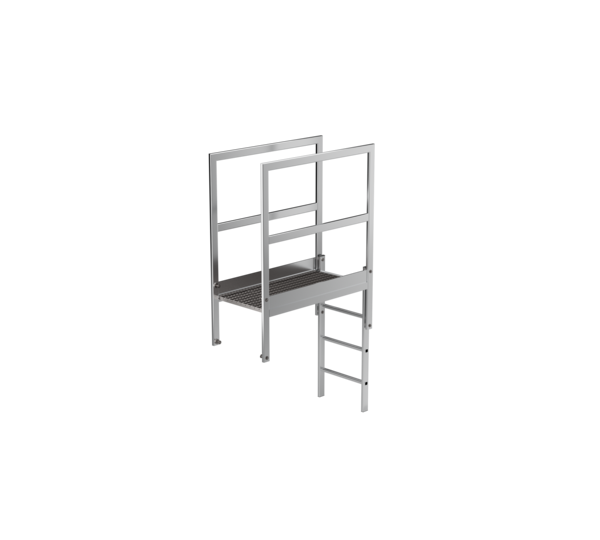 Attika-Überstieg Aluminium blank Länge 1200 mm | © MUNK GmbH