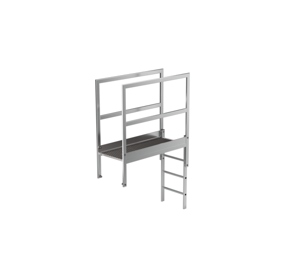 Roof parapet bridge bright alu. L=1400mm  | © MUNK GmbH