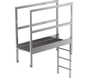 Roof parapet bridge bright alu. L=1600mm  | © MUNK GmbH