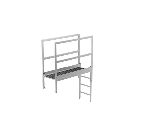 Passerelle pr acrotère alu anod., longueur 1600mm | © MUNK GmbH