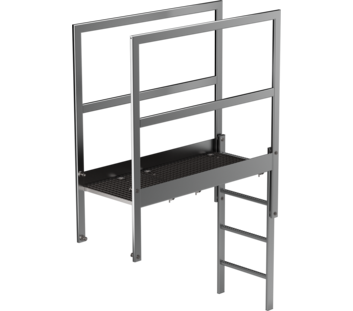 Passerelle pour acrotère en inox, longueur 1400mm  | © MUNK GmbH