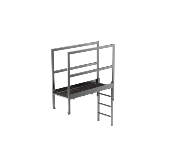 Roof parapet bridge st. steel length 1600mm  | © MUNK GmbH