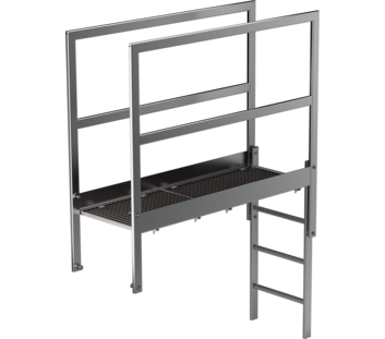 Passerelle pour acrotère en inox, longueur 1600mm  | © MUNK GmbH