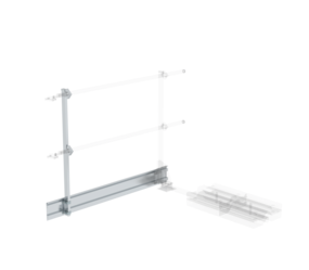 Fußleiste für Ausstiegsgeländer seitlich | © MUNK GmbH