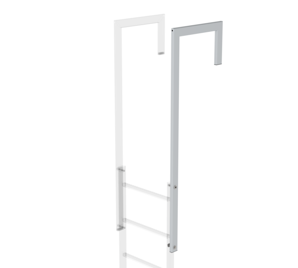 Ausstiegsholm abgewinkelt Alu elox. Länge 1600 mm | © MUNK GmbH